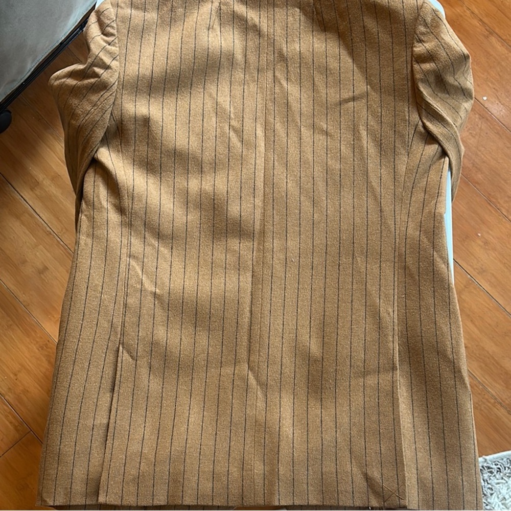 Madewell Tan Striped Blazer - Picture 2 of 2